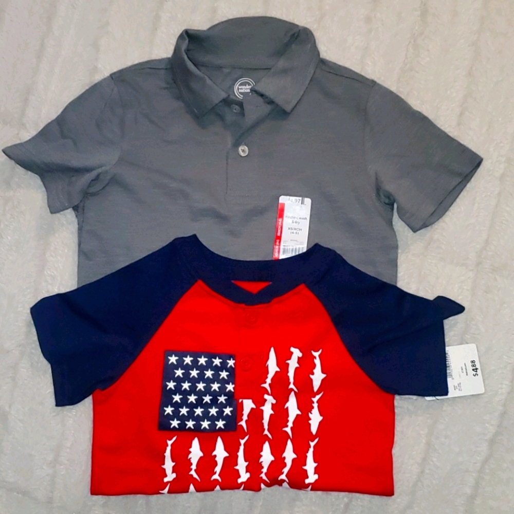 Boys short sleeve shirts